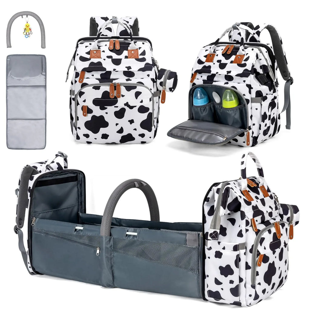 Large Capacity Baby Diaper Bag Backpack with Changing Pad