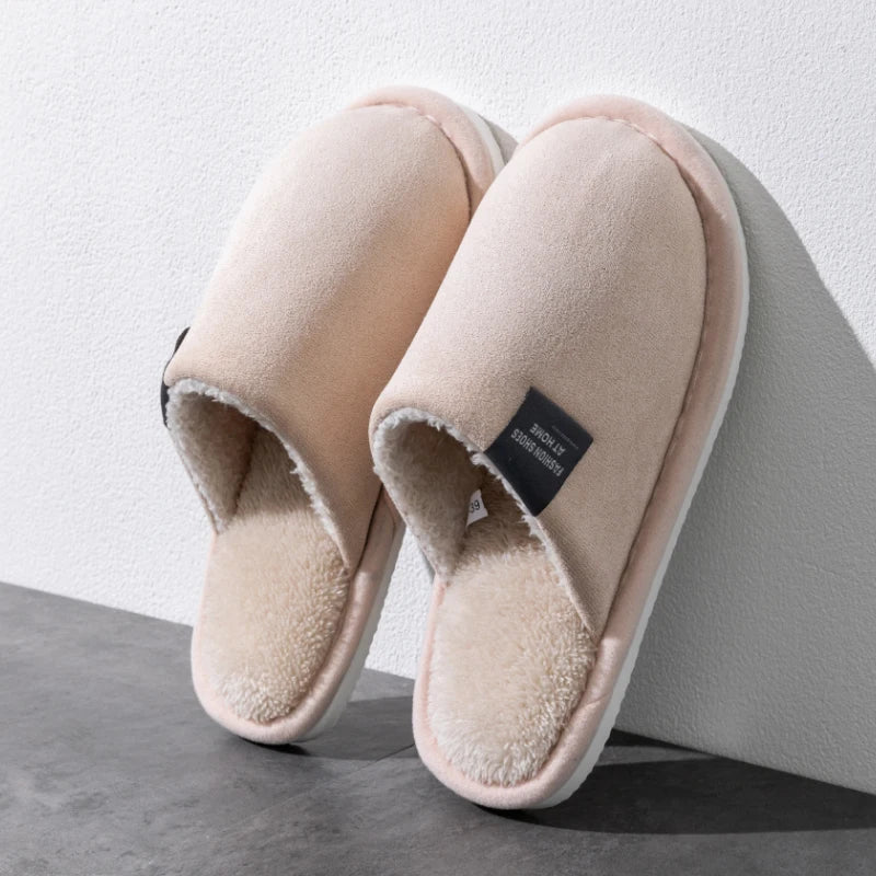 Men's Winter Warm House Slippers – Soft Non-Slip Indoor Shoes