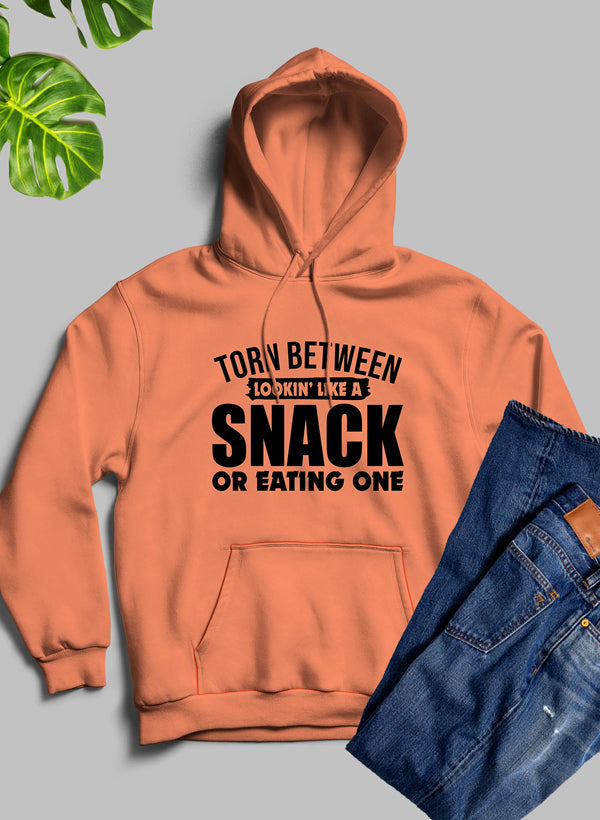 Torn Between Lookin Like A Snack Women's Graphic Hoodie
