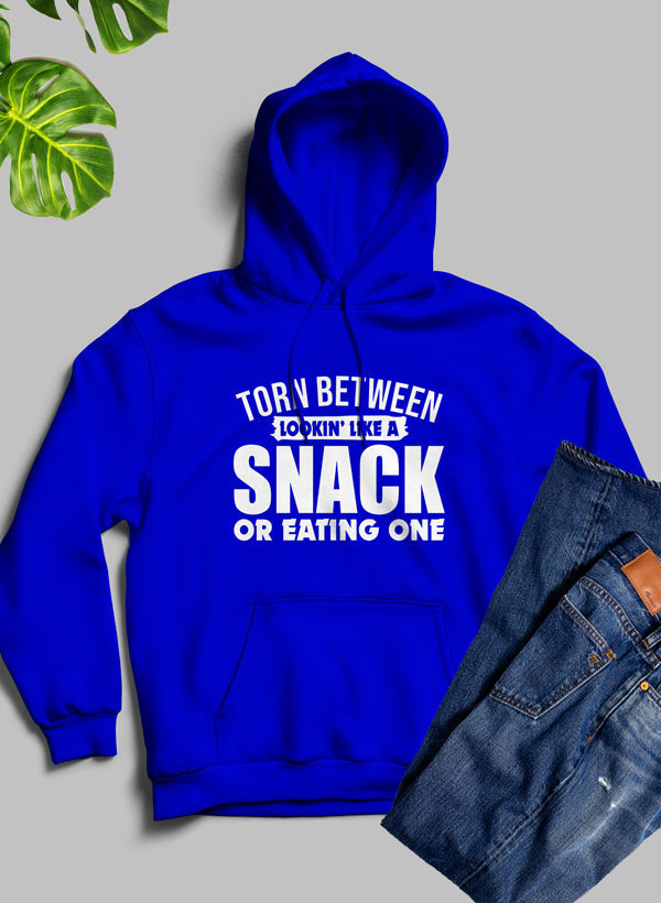 Torn Between Lookin Like A Snack Women's Graphic Hoodie