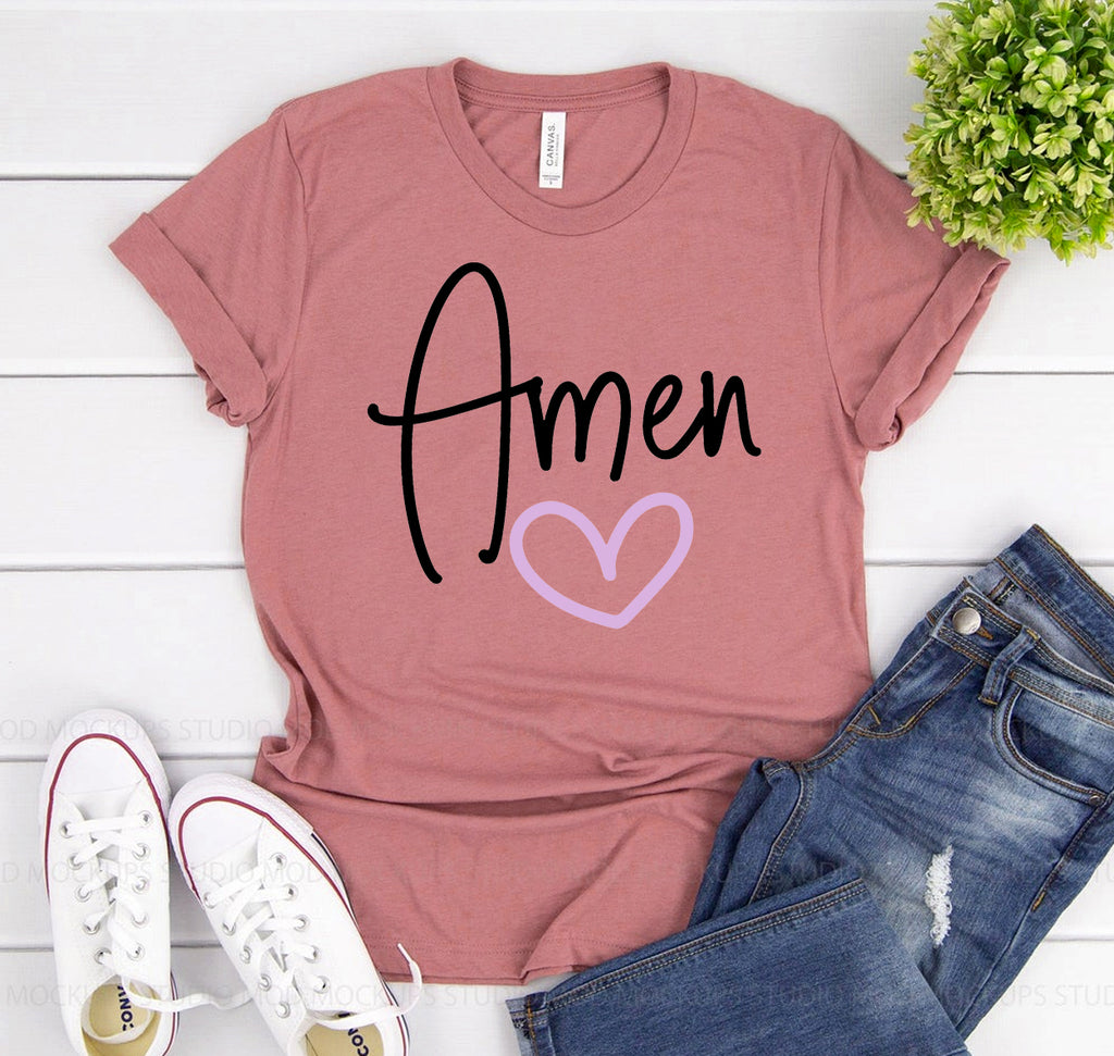 Amen Women's Faith Graphic T-Shirt